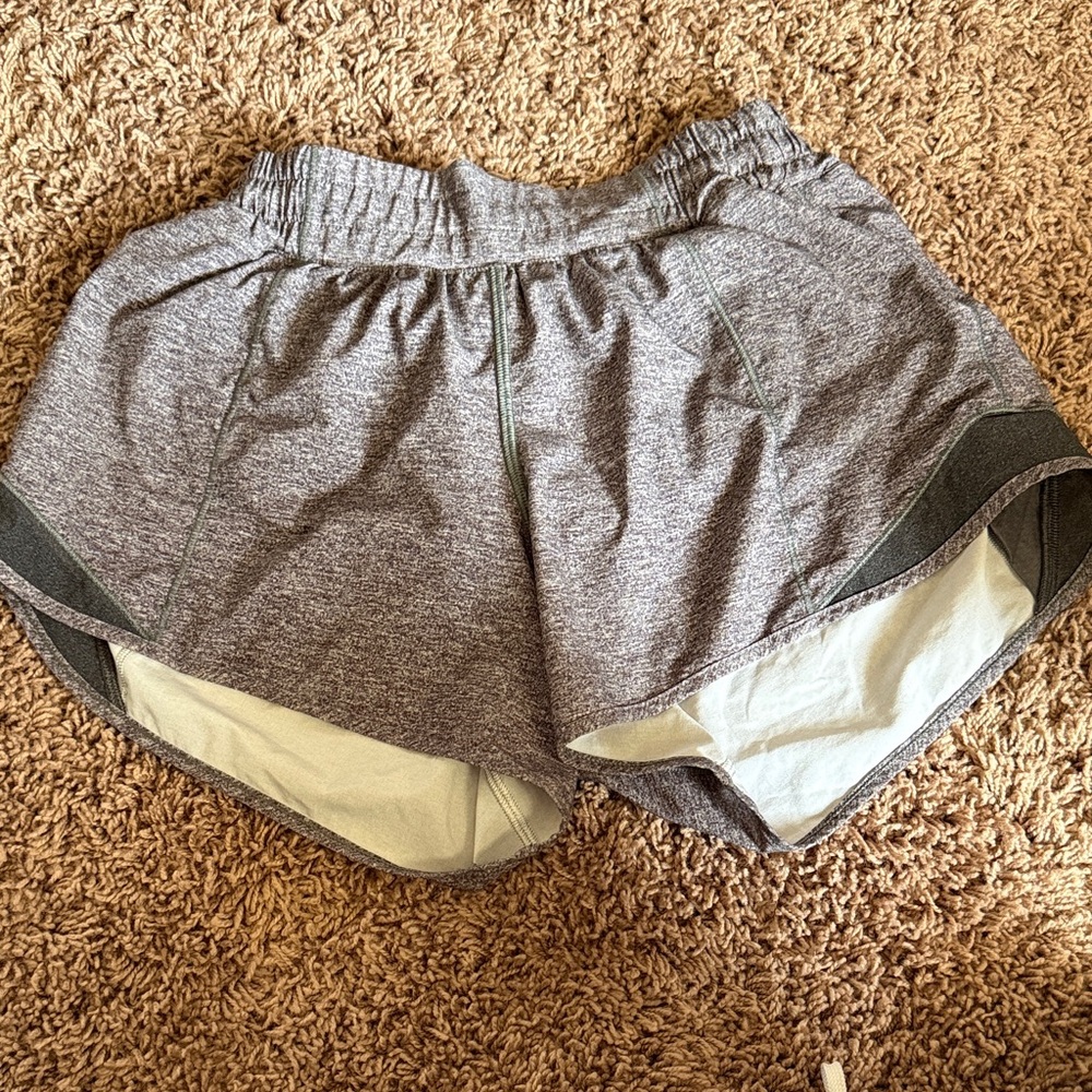 lululemon athletica Heather Gray Women's Athletic Shorts